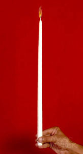 Appearing Candle Plastic (White)