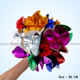 Metallic Flower Bouquet (36cm)