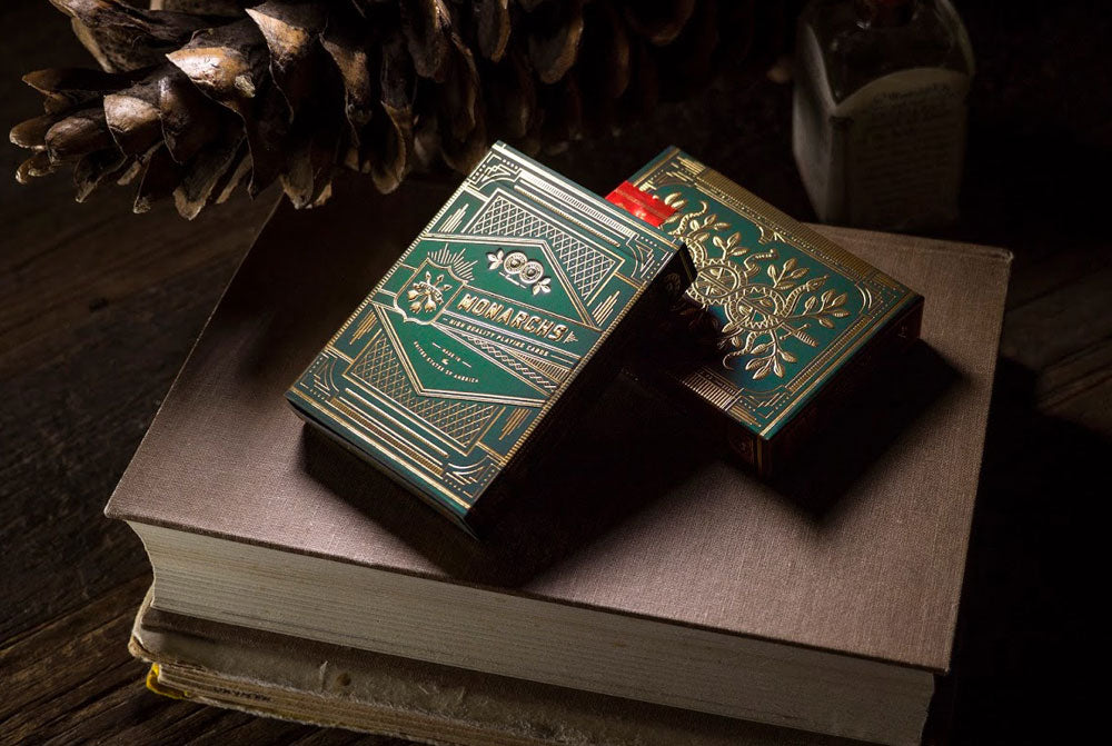 Monarch Playing Cards - Green