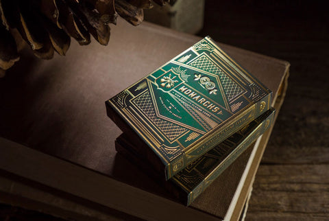 Monarch Playing Cards - Green Monarch Playing Cards - Green