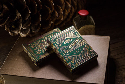 Monarch Playing Cards - Green Monarch Playing Cards - Green