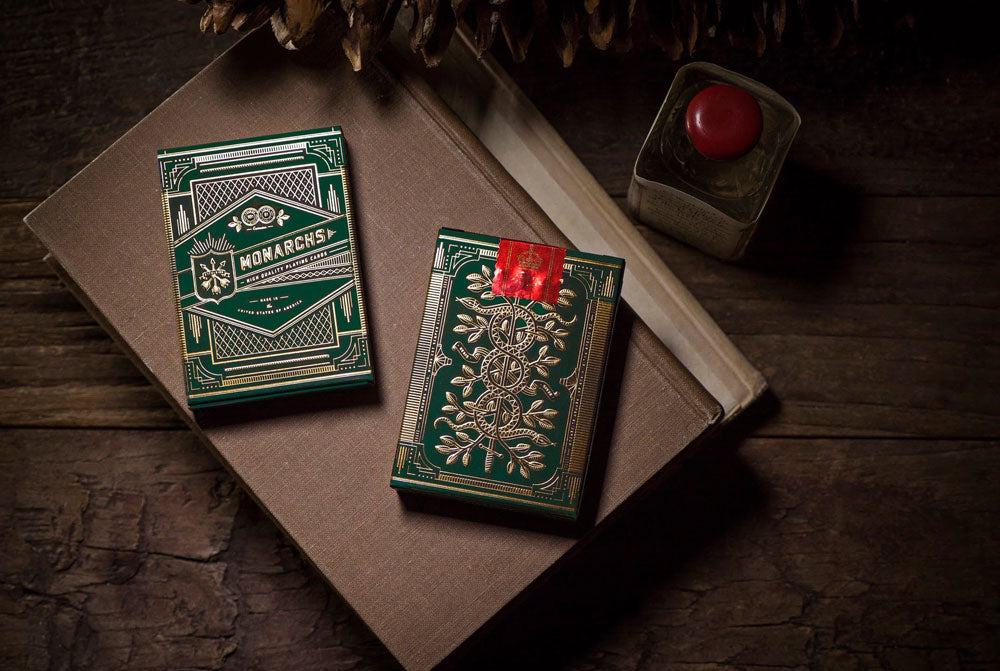 Monarch Playing Cards - Green