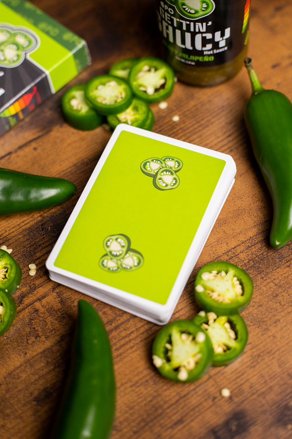 Gettin' Saucy - Jalapeno Pepper Playing Cards