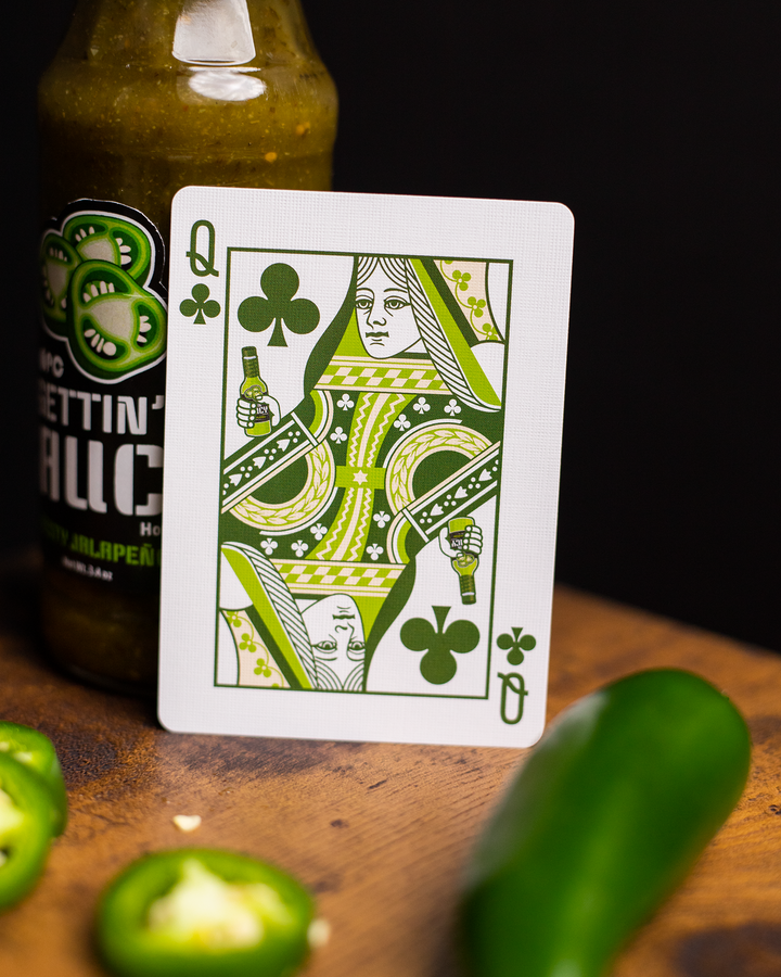 Gettin' Saucy - Jalapeno Pepper Playing Cards
