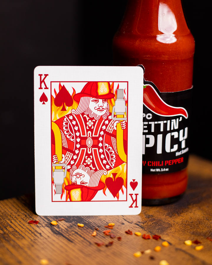 Gettin' Spicy -Chili Pepper Playing Cards by OPC