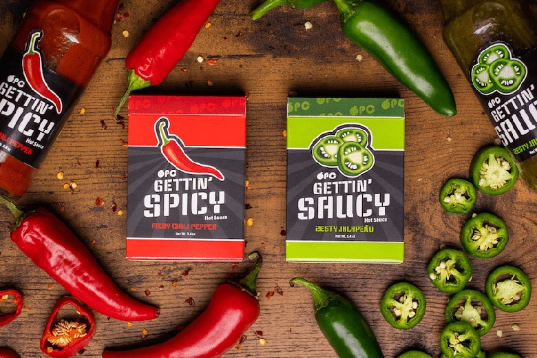 Gettin' Spicy -Chili Pepper Playing Cards by OPC