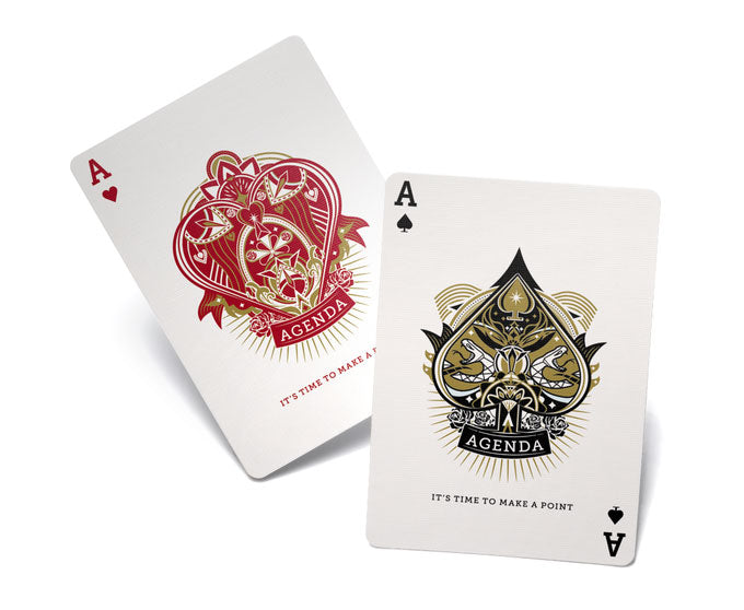 Agenda Red Basic Edition Playing Cards