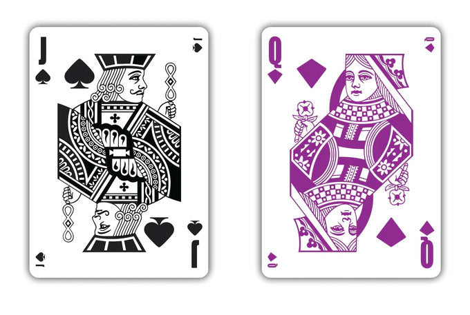 Rouge Amethyst Purple (Marking System)  Playing Cards