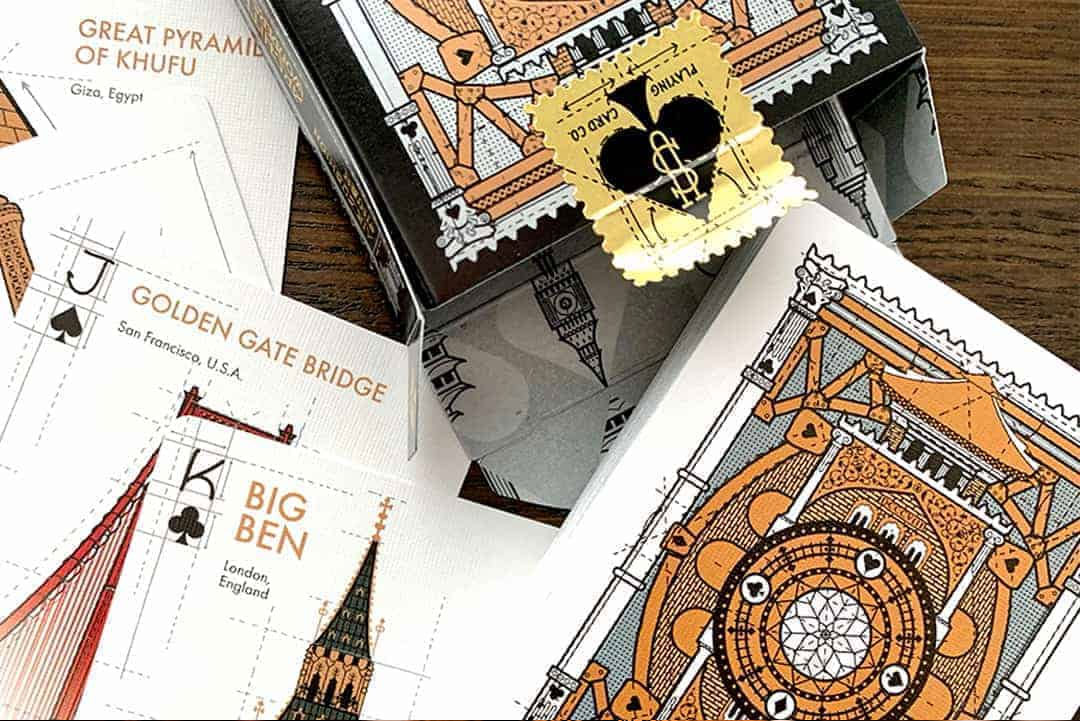 Bicycle Architectural Wonders of World Playing Cards