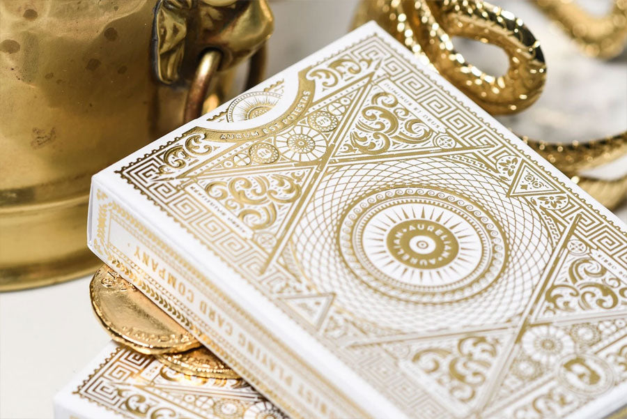 White Aurelians Playing Cards