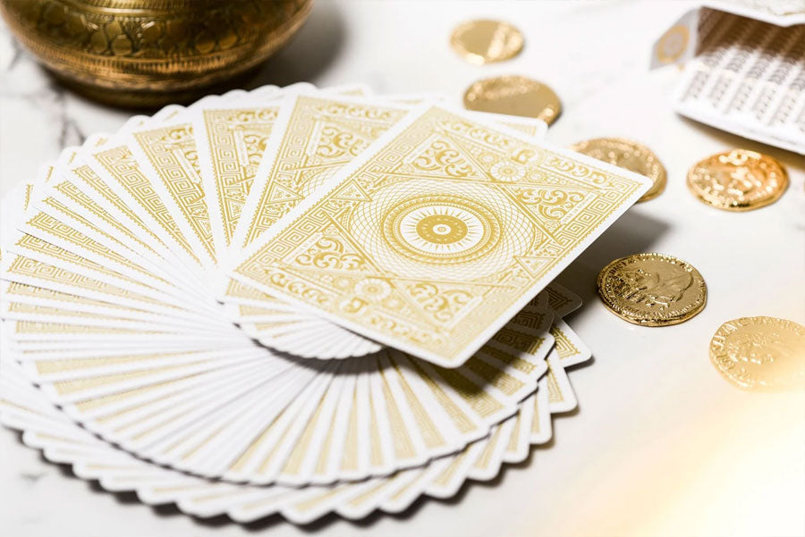 White Aurelians Playing Cards