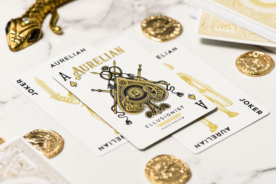 White Aurelians Playing Cards