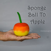 Sponge ball to apple ( small )