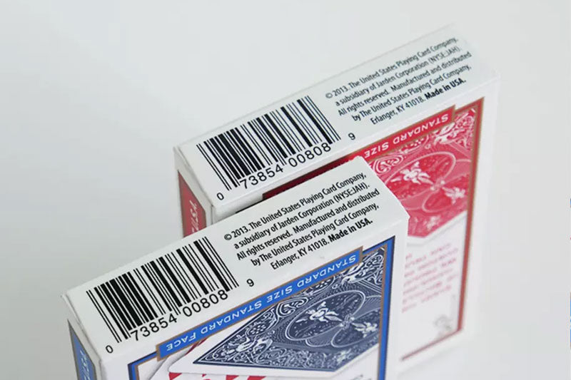 Bicycle Standard Index Playing Poker RED