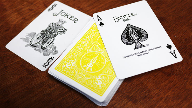 Bicycle Yellow Playing Cards