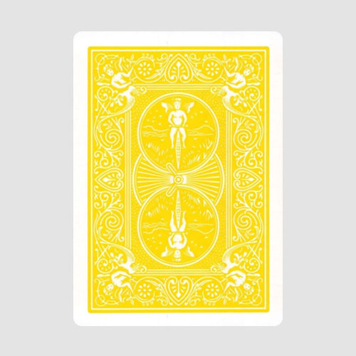 Bicycle Yellow Playing Cards
