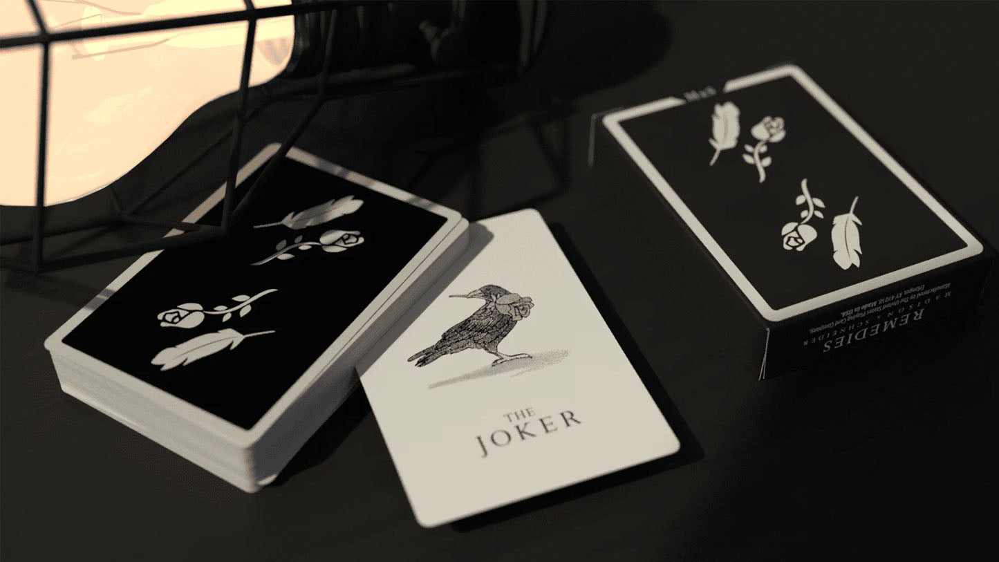 Black Remedies Playing Cards by Madison x Schneider