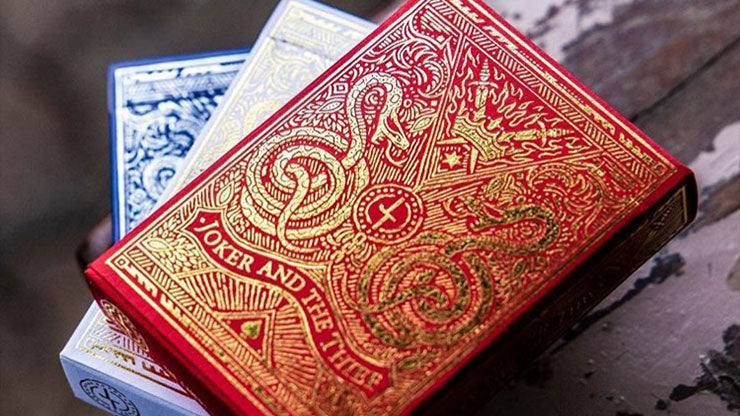 Blood Red Edition V3 Playing Cards by Joker and the Thief