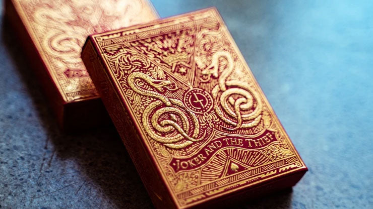 Blood Red Edition V3 Playing Cards by Joker and the Thief