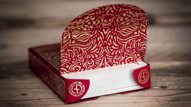 Blood Red Edition V3 Playing Cards by Joker and the Thief