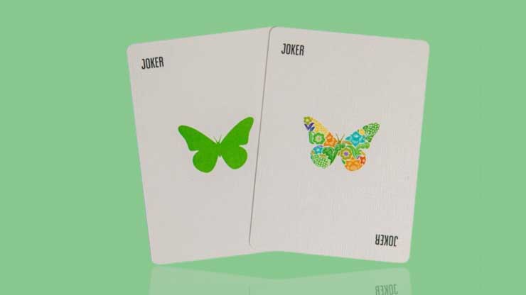 Butterfly Seasons Playing Cards Marked, Spring by Ondrej Psenicka