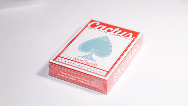 Cactus (Sunset Red) playing card