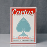Cactus (Sunset Red) playing card