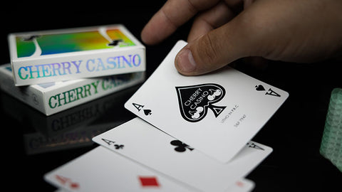 Cherry Casino Sands Mirage (Holographic) Playing Cards Cherry Casino Sands Mirage (Holographic) Playing Cards
