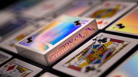 Cherry Casino Sands Mirage (Holographic) Playing Cards Cherry Casino Sands Mirage (Holographic) Playing Cards
