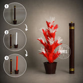 Color Changing Candle to Flower