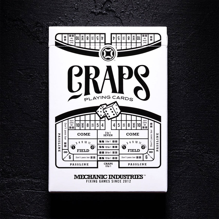 Craps Playing Cards by Mechanic Industries