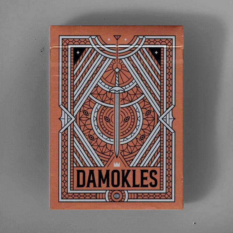 Damokles Cuprum Playing Cards by Giovanni Meroni