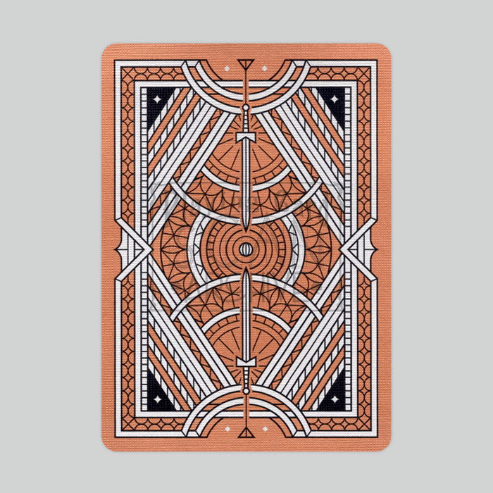 Damokles Cuprum Playing Cards by Giovanni Meroni