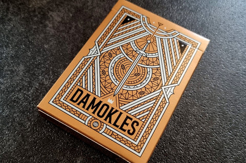 Damokles Cuprum Playing Cards by Giovanni Meroni Damokles Cuprum Playing Cards by Giovanni Meroni