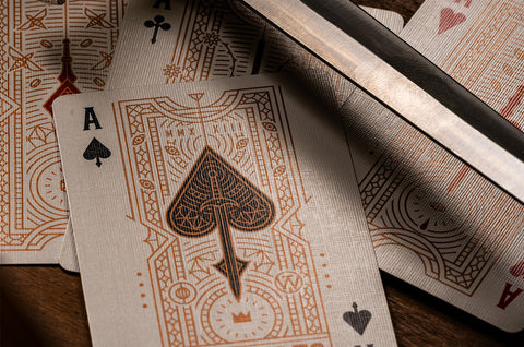 Damokles Cuprum Playing Cards by Giovanni Meroni Damokles Cuprum Playing Cards by Giovanni Meroni