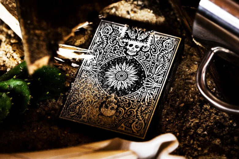 Disparos Black Playing Cards