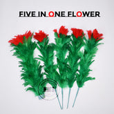 Five In One Feather Flower
