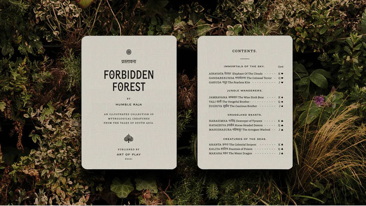 Forbidden Forest Playing Cards
