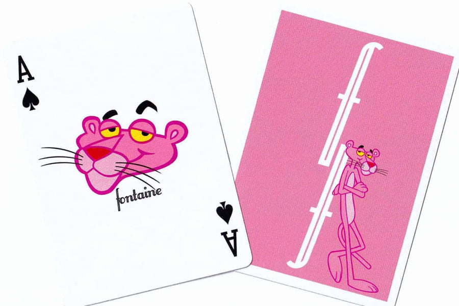 Fontaine: Pink Panther Playing cards