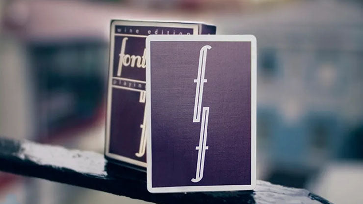 Fontaine: Wine Playing cards