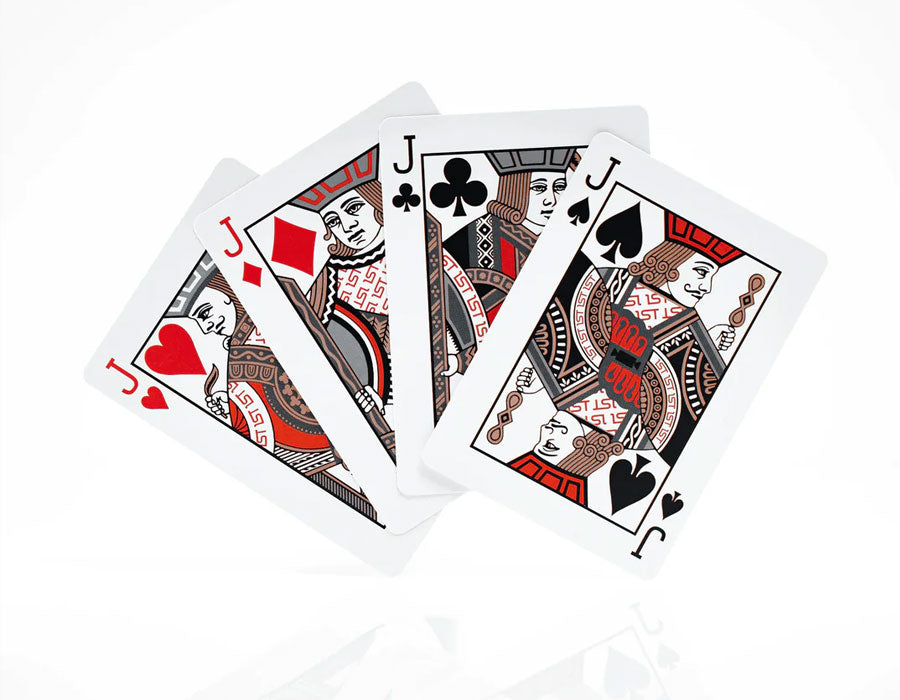 1st V4 Playing Cards (Black) by Chris Ramsay