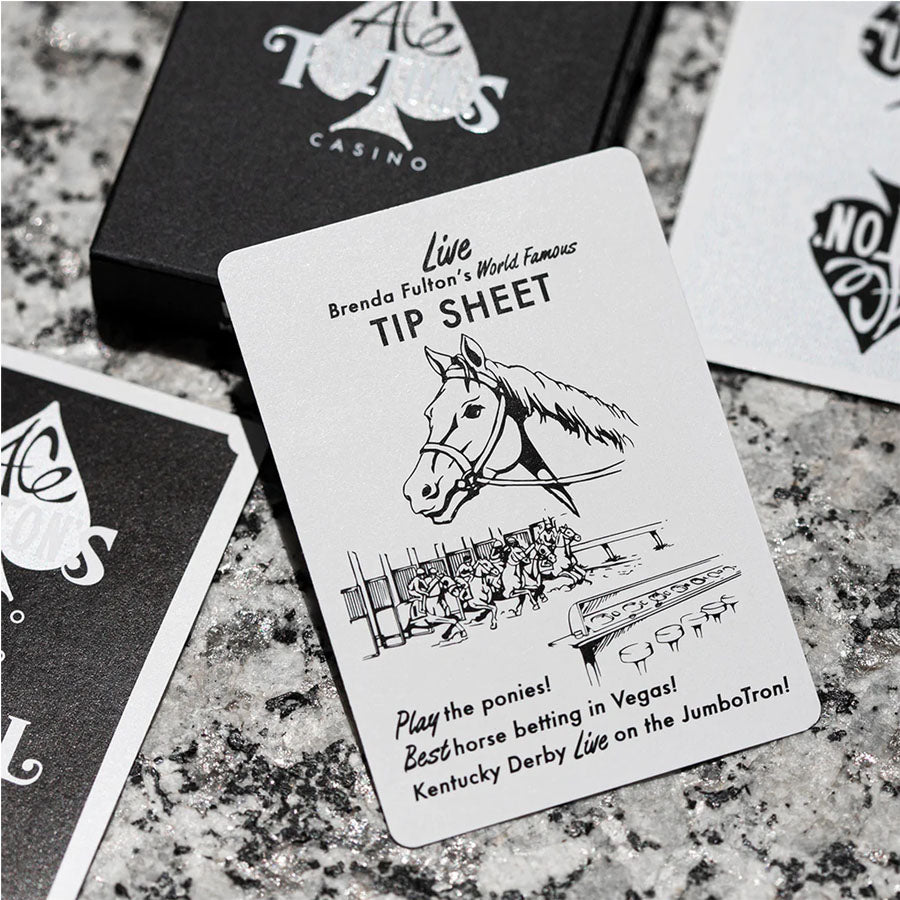 Ace Fulton's Casino (Black) Playing Cards by Dan & Dave