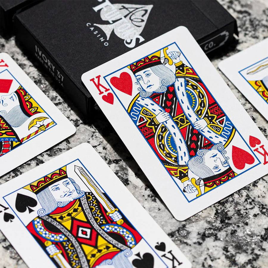 Ace Fulton's Casino (Black) Playing Cards by Dan & Dave