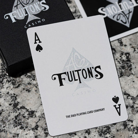 Ace Fulton's Casino (Black) Playing Cards by Dan & Dave Ace Fulton's Casino (Black) Playing Cards by Dan & Dave