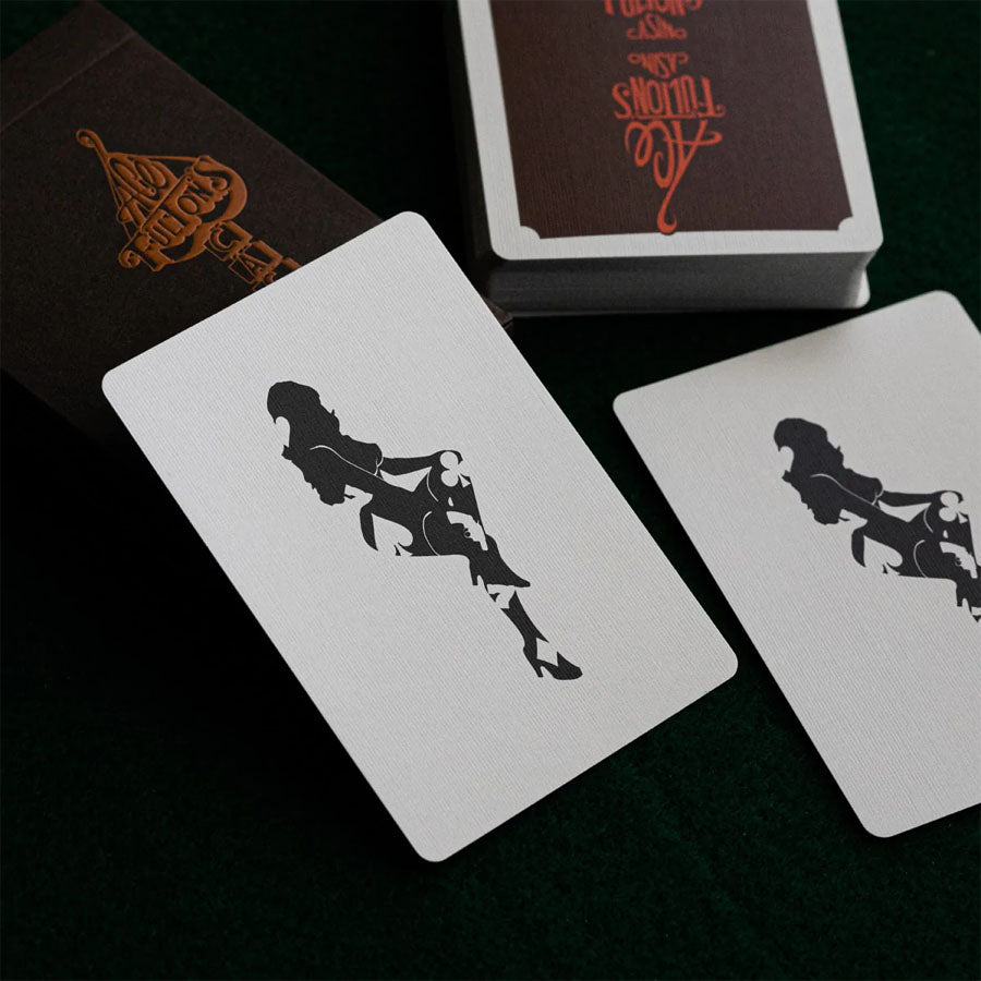 Ace Fulton's 10 Year Anniversary Tobacco Brown Playing Cards