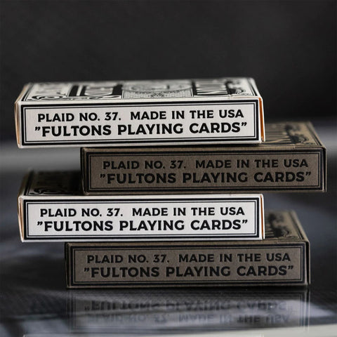 Fulton Plaid (Whisky White) Playing Cards Fulton Plaid (Whisky White) Playing Cards