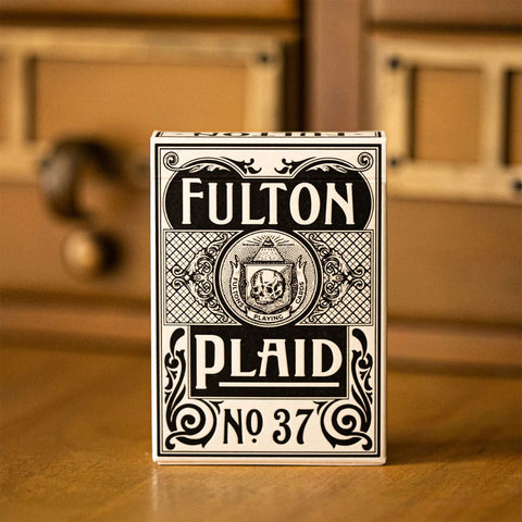 Fulton Plaid (Whisky White) Playing Cards Fulton Plaid (Whisky White) Playing Cards