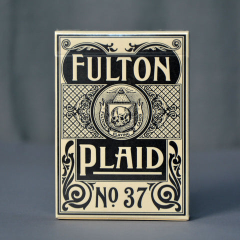 Fulton Plaid (Whisky White) Playing Cards Fulton Plaid (Whisky White) Playing Cards