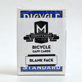 Bicycle Blank face Deck Blue (52 cards)