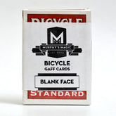 Bicycle Blank face Deck Red (52 cards)